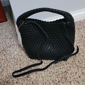 NWT BC Brand Black Woven Handbag